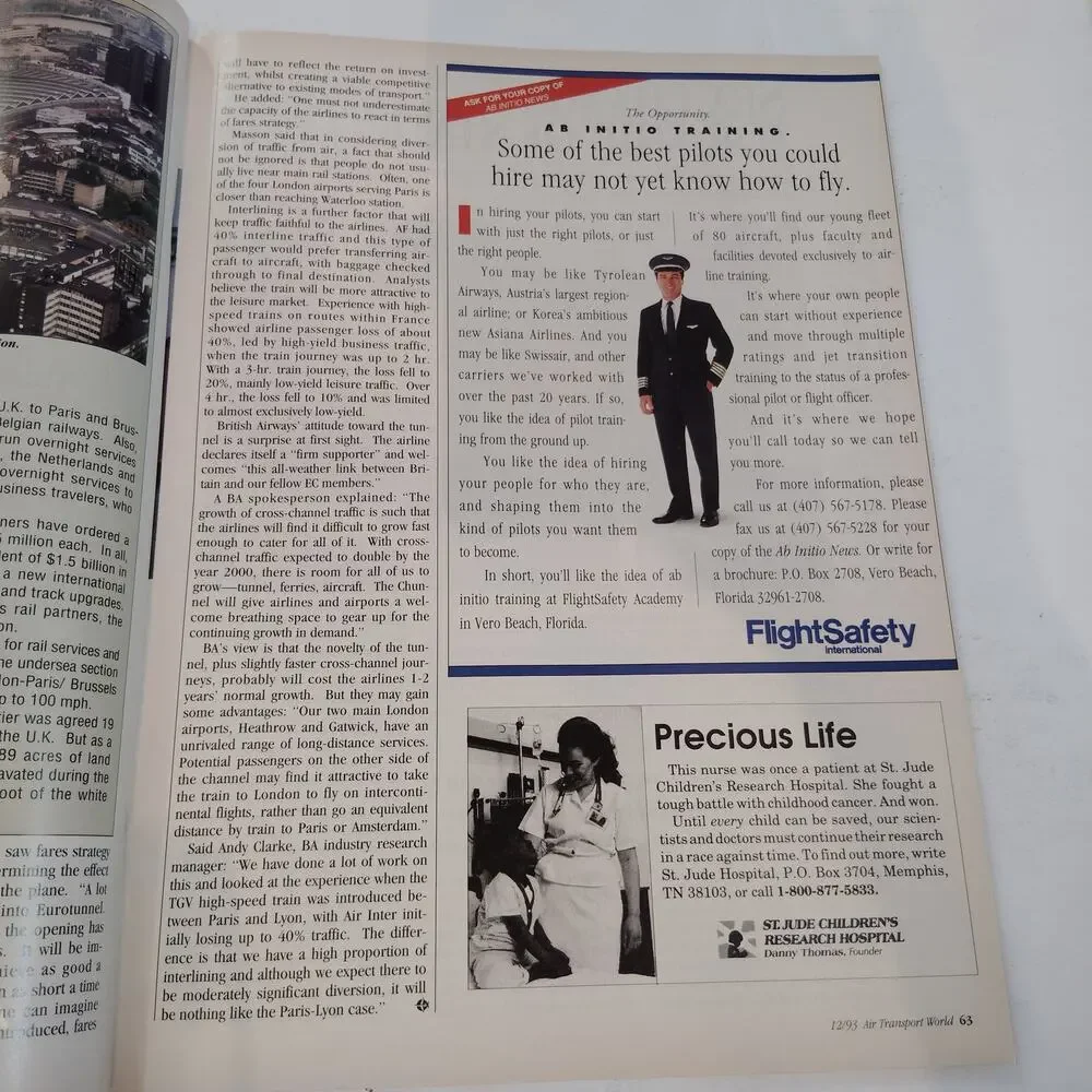 Air Transport World Magazine – December 1993 – GE Capital Training Issue